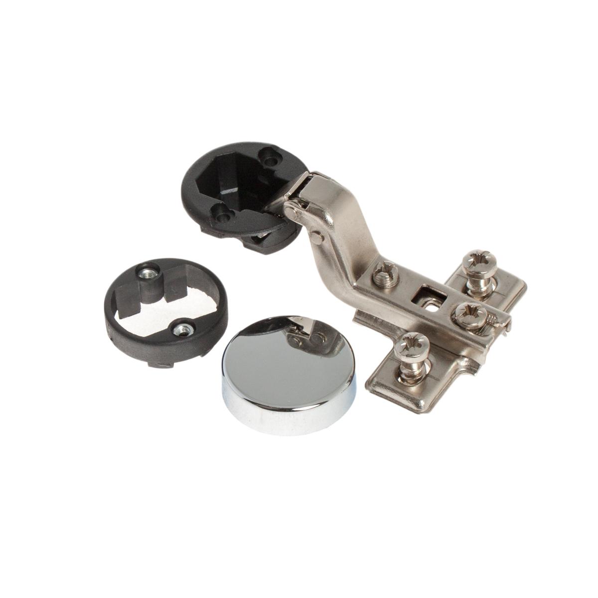 Петля вкладная мебельная, Trodos, Slide-On, 314020, хром