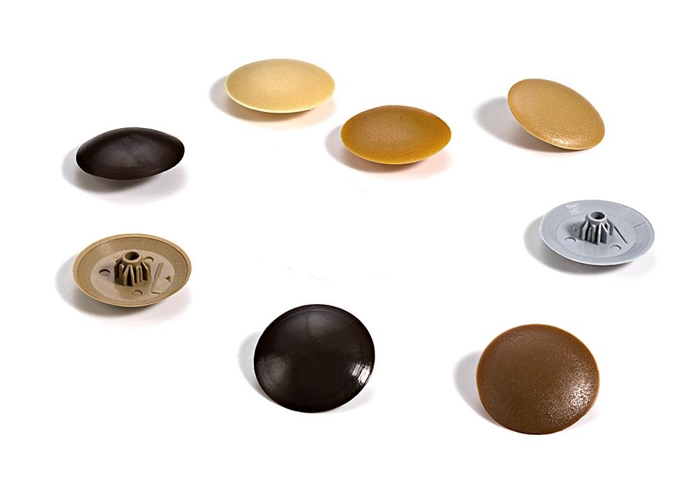 Заглушки под "конфирмат" махагон (фасовка 30 шт. )