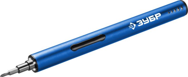 Аккумуляторная отвертка для точных работ ЗУБР Профессионал 4 Vmax