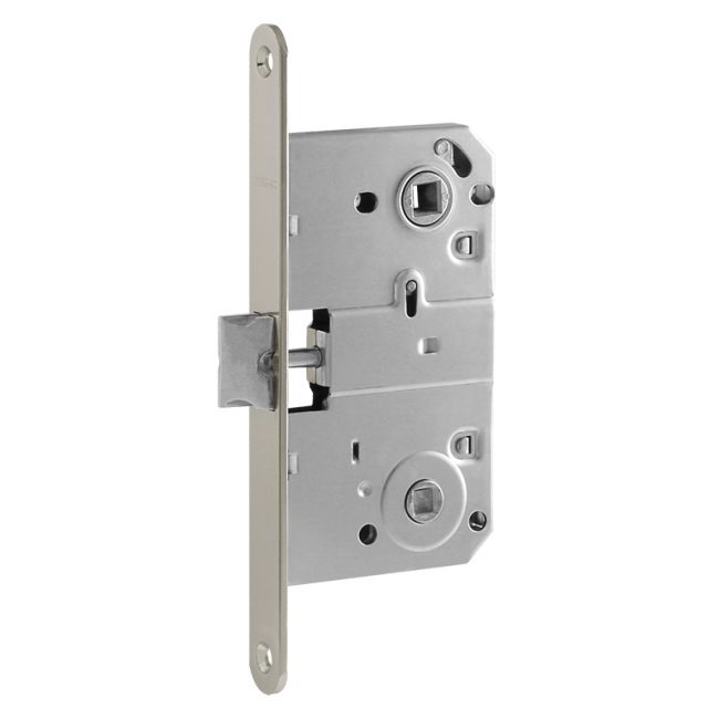 Корпус замка М 13-90 мм (мат.никель) под фикс.