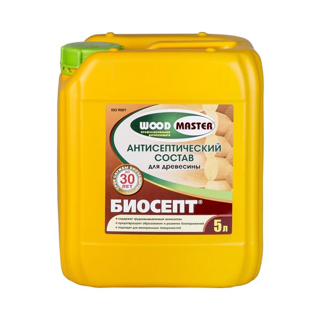 Антисептик для дерева Woodmaster Биосепт, 5 л