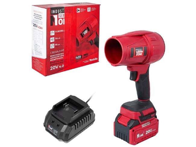 Воздуходувка аккумуляторная бесщёточная Number One INDUSTRIAL CB20/4.0-PRO-1№1 (с АКБ и ЗУ)
